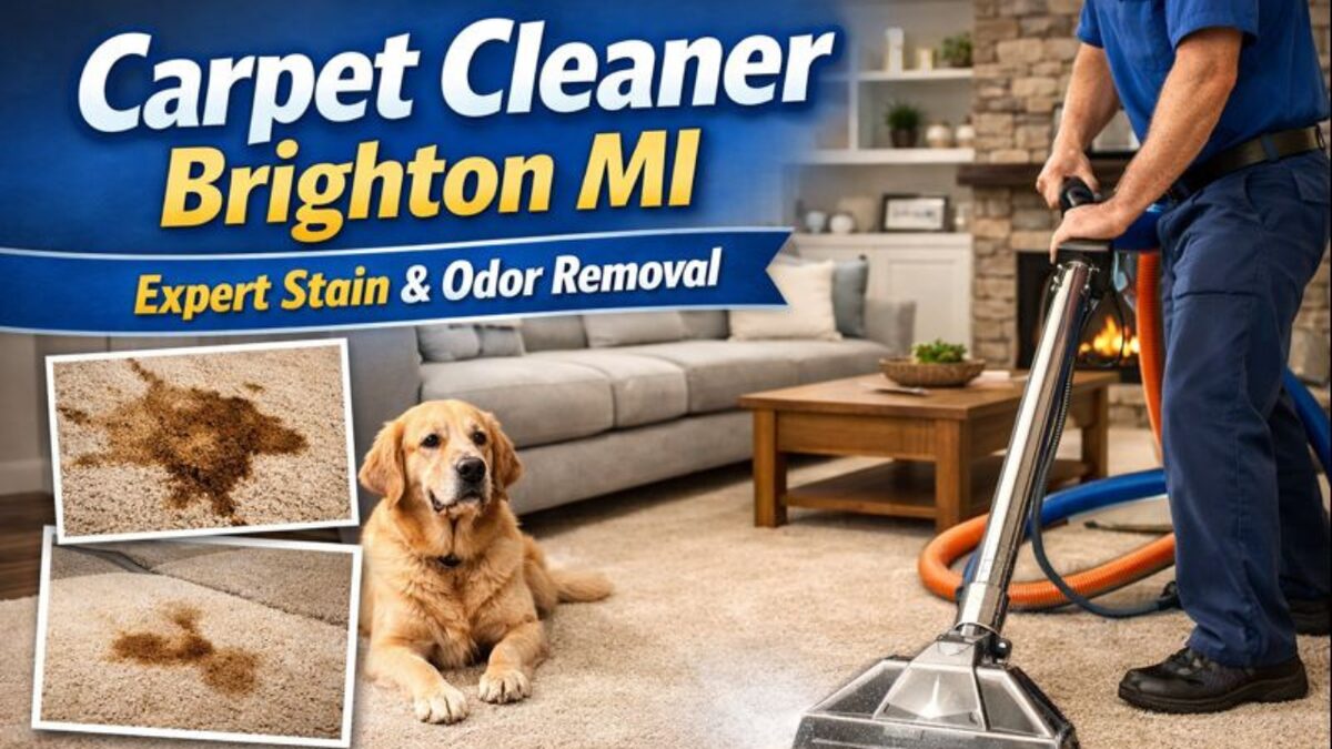 Carpet Cleaner Brighton MI – Expert Stain & Odor Removal